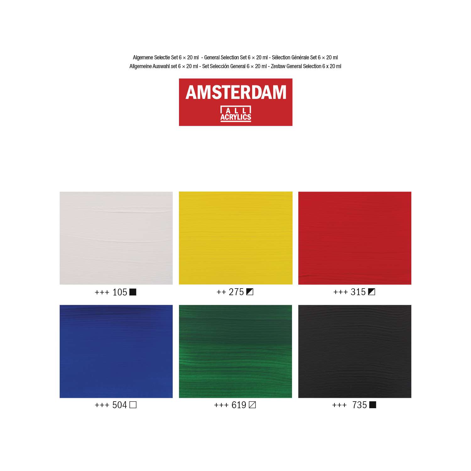 Talens Amsterdam Standard Series Acrylverf Sets